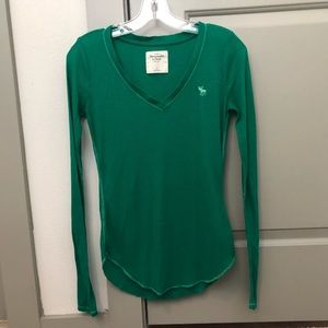 Abercrombie and Fitch Waffle Thermal Top